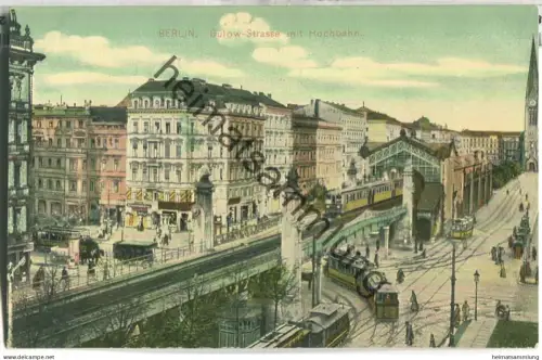 Berlin - Bülow Strasse mit Hochbahn - Serie Brillant II. Nr. 24