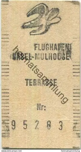 Frankreich - Flughafen Basel-Mulhouse - Besucher Terrasse
