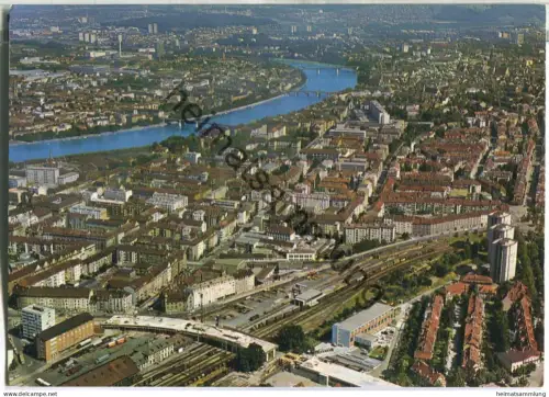 Basel - Flugaufnahme Swissair Photo AG 60er Jahre