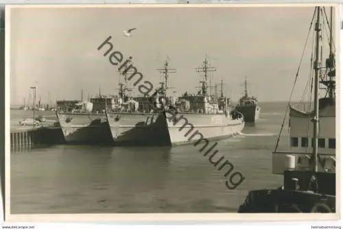 Minensuchboot Marburg M 1080 - Foto-Ansichtskarte - Verlag Foto-Drüppel Wilhelmshaven