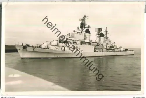 Zerstörer Schleswig-Holstein D 182 - Foto-Ansichtskarte - Verlag Foto-Drüppel Wilhelmshaven