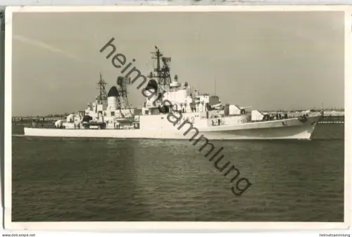 Zerstörer Schleswig-Holstein D 182 - Foto-Ansichtskarte - Verlag Foto-Drüppel Wilhelmshaven