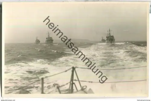 Auf hoher See - Foto-Ansichtskarte - Verlag Foto-Drüppel Wilhelmshaven