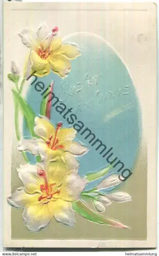 Easter Greetings - Prägedruck - gel. 1908