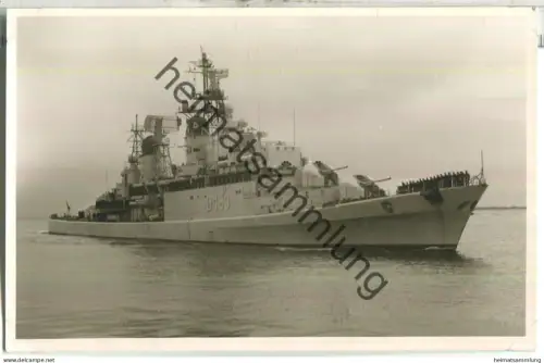 Zerstörer Bayern D 183 - Foto-Ansichtskarte - Verlag Foto-Drüppel Wilhelmshaven