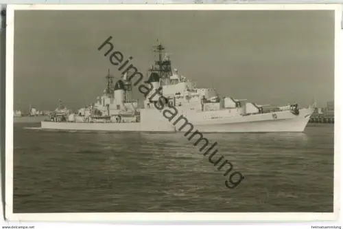 Zerstörer Bayern D 183 - Foto-Ansichtskarte - Verlag Foto-Drüppel Wilhelmshaven