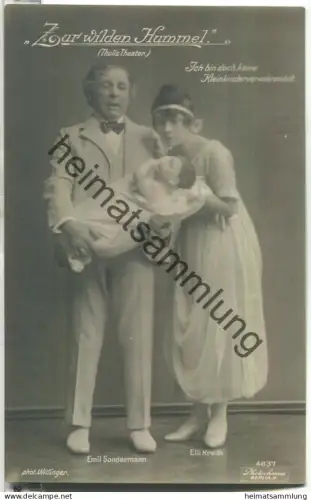 Emil Sondermann - Elli Kreith - Thalia-Theater Berlin - Verlag Photochemie Berlin 4637