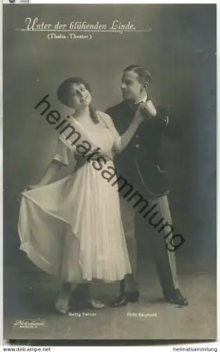 Fritz Seybold - Betty Feiner - Thalia-Theater Berlin - Verlag Photochemie Berlin