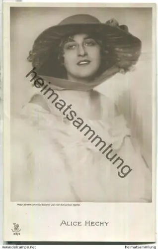 Alice Hechy - Ross-Verlag 89/2 - Rückseite beschrieben 1917