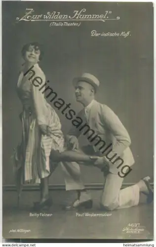 Paul Westermeier - Betty Feiner - Thalia-Theater Berlin - Verlag Photochemie Berlin 4637