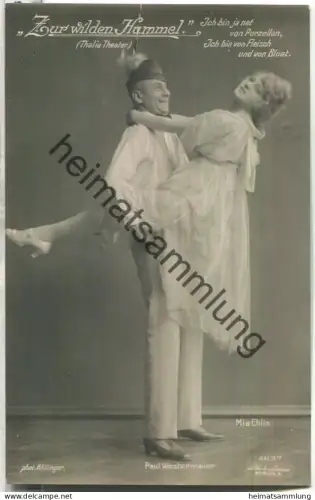 Paul Westermeier - Mia Ehlis - Thalia-Theater Berlin - Verlag Photochemie Berlin 4637