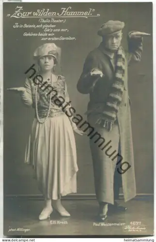 Paul Westermeier - Elli Kreith - Thalia-Theater Berlin - Verlag Photochemie Berlin 4637