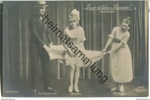 Paul Westermeier - Mia Elis - Elli Kreith - Thalia-Theater Berlin - Verlag Photochemie Berlin 4637