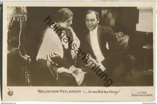 Valdemar Psilander - Verlag Photochemie Berlin K. 1943 - Rückseite beschrieben 1918