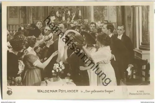Valdemar Psilander - Verlag Photochemie Berlin K. 1915 - Rückseite beschrieben 1918