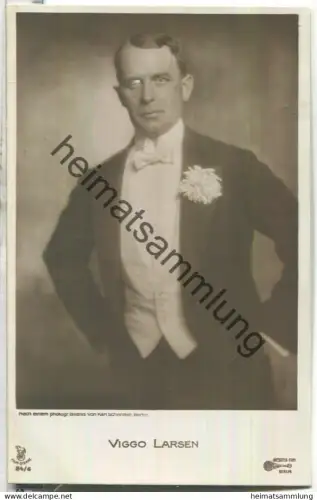 Viggo Larsen - Ross-Verlag 84/6 - Rückseite beschrieben 1917
