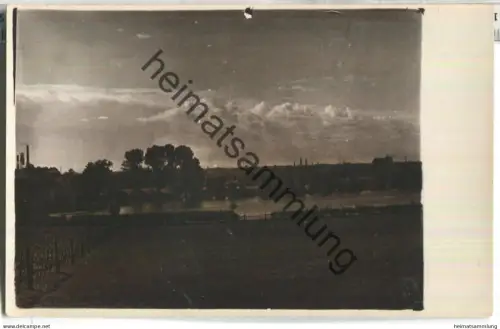 Ingolstadt - Oberhaunstadt - Überschwemmung 1927 - Foto-Ansichtskarte