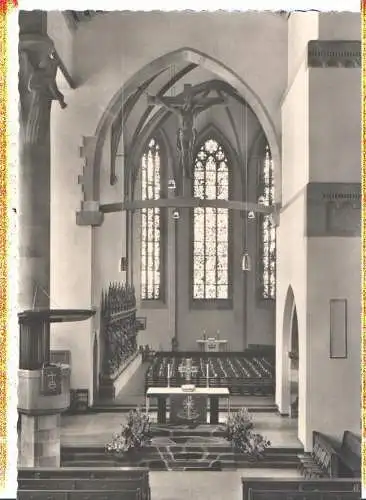 stiftskirche in stuttgart, blick z. chor (Nr. 6444)