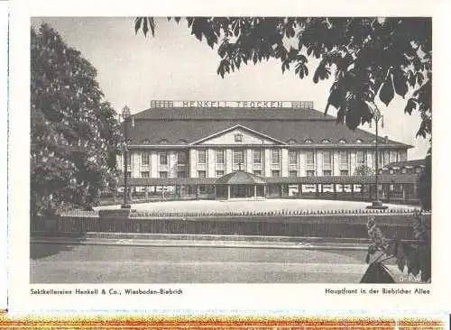 henkell sektkellerei hauptfront, biebrich (Nr. 6628)