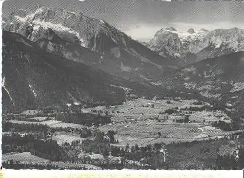 blick a. schönau m. hochkalter u. reiteralpe, 1967 (Nr. 6649)