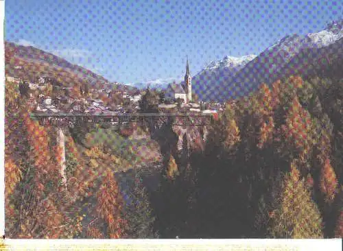 bad scuol innbrücke m. kirche (Nr. 6692)