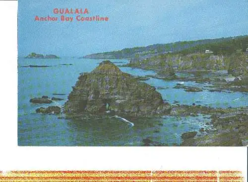 gualala, anchor bay coastline, 1973 (Nr. 6737)