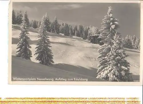 wintersportplatz nesselwang, aufstieg z. edelsberg (Nr. 6762)