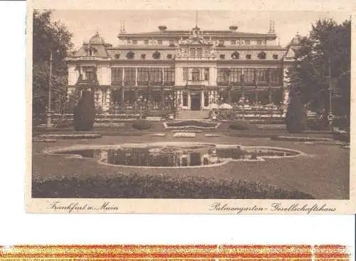 frankfurt a. main, palmengarten - gesellschaftshaus (Nr. 6786)