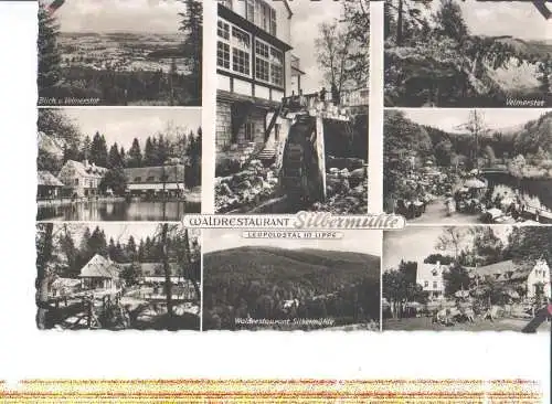 waldrestaurant silbermühle, leopoldstal in lippe, 1961 (Nr. 6856)