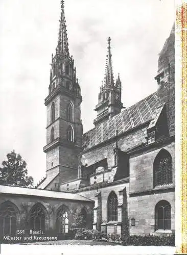 basel, münster u. kreuzgang (Nr. 7052)