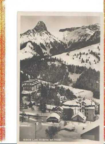 montreux, 1932, les avants en hiver (Nr. 7152)