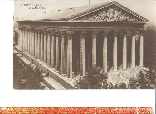 paris, eglise de la madeleine, 1925 (Nr. 7184)