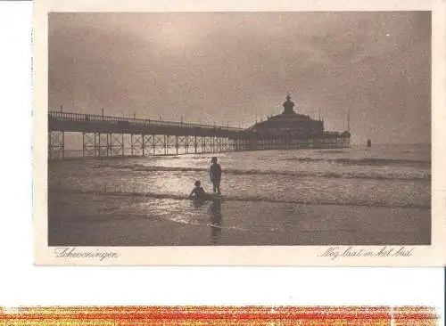 scheveningen, nog laat in het baad (Nr. 7221)