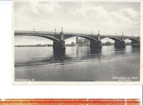 offenbach, mainbrücke m. blick a. undine (Nr. 7235)