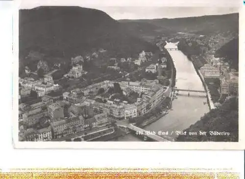 bad ems, blick v.d. bäderlen, 1951 (Nr. 7409)