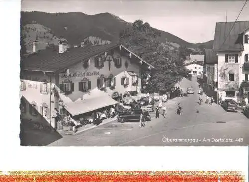 oberammergau - am dorfplatz (Nr. 7504)