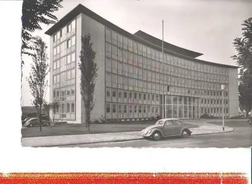 neustadt a.d. weinstr., regierungsgebäude, 1957, vw käfer (Nr. 7864)