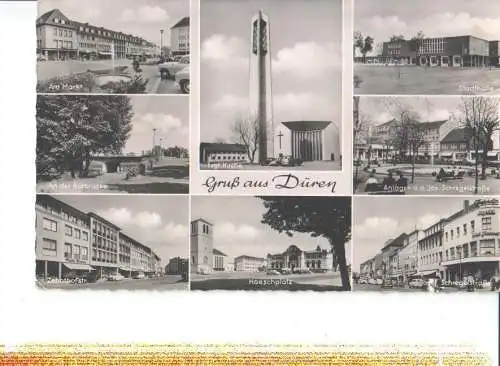 gruß a. düren, 1956 (Nr. 7943)