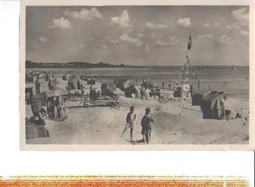 haffkrug, strandleben, 1955 (Nr. 8036)