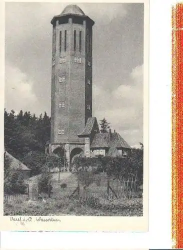 varel, wasserturm, 1955 (Nr. 8099)