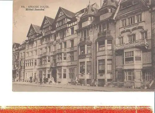 knocke zoute, hôtel jacobs, 1924 (Nr. 8127)