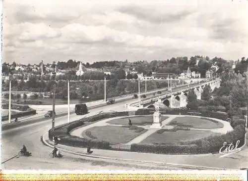 tours, vue sur le pont de pierre (Nr. 8162)