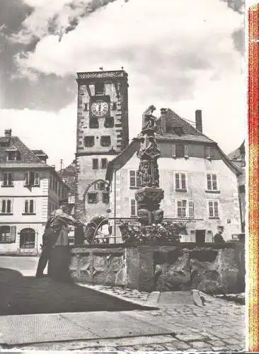 ribeauville, tour des bouchers, 1955 (Nr. 8170)
