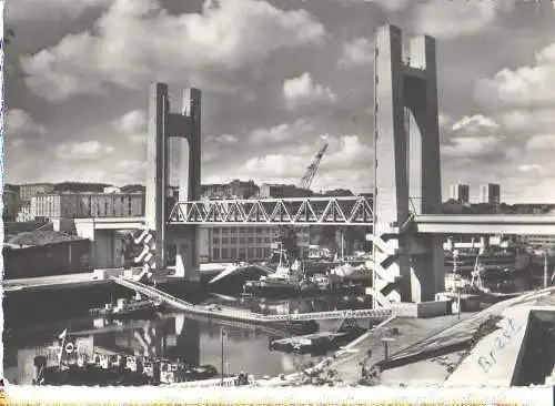 brest, pont de recouvrance sur la penfeld (Nr. 8199)