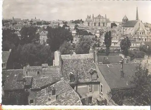 poitiers, vue generale et la cathedrale st.-radégonde (Nr. 8230)