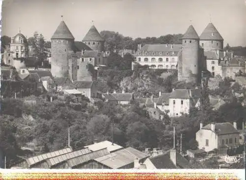 semur en auxois, le donjon, 1960 (Nr. 8247)