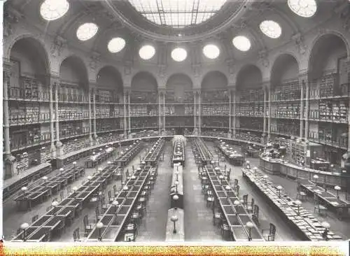 bibliotheque nationale, paris, department des periodiques, salle de travail (Nr. 8255)