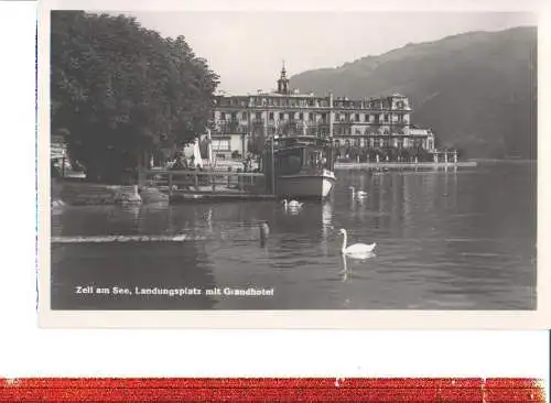 zell am see, landungsplatz m. grandhotel (Nr. 8290)