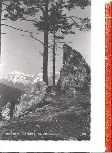 semmering, rax v. wolfsbergkogel, 1964 (Nr. 8327)