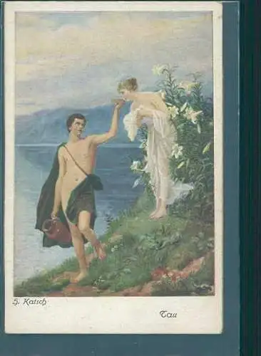 h. katsch, tau, künstlerkarte, bunte reihe nr. 10 (Nr. 8363)